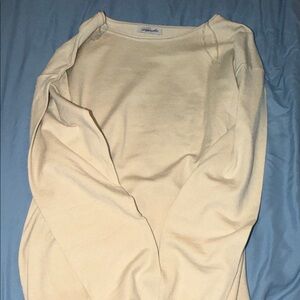 Magnolia Soft Cream Crew Neck Sweater